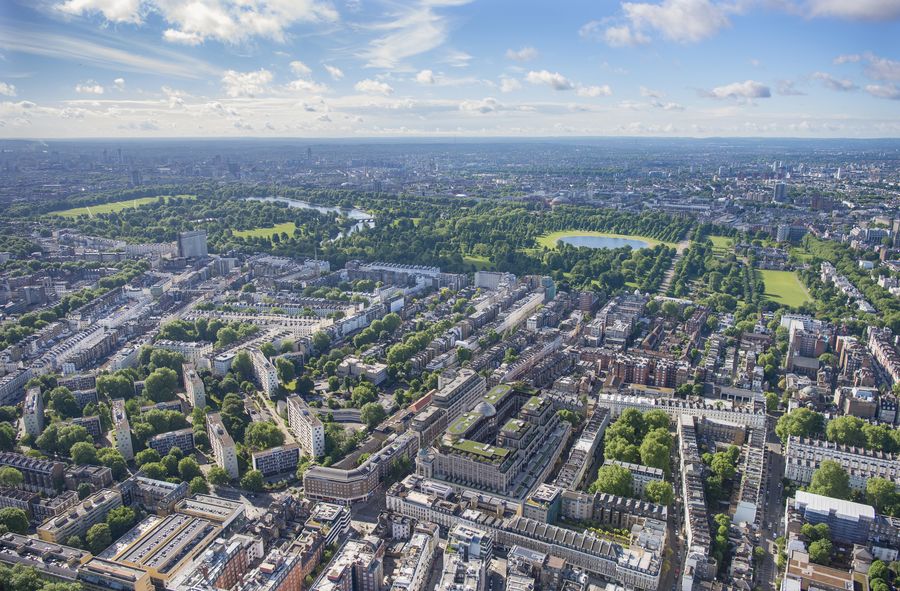 Aerial View_of The Whiteley on Queensway